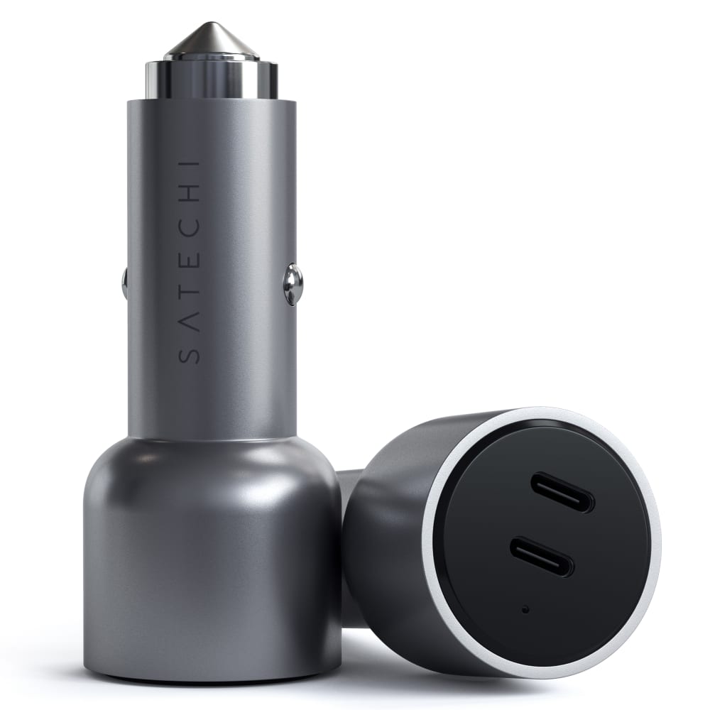 Satechi Dual USB C PD Car Charger 40W