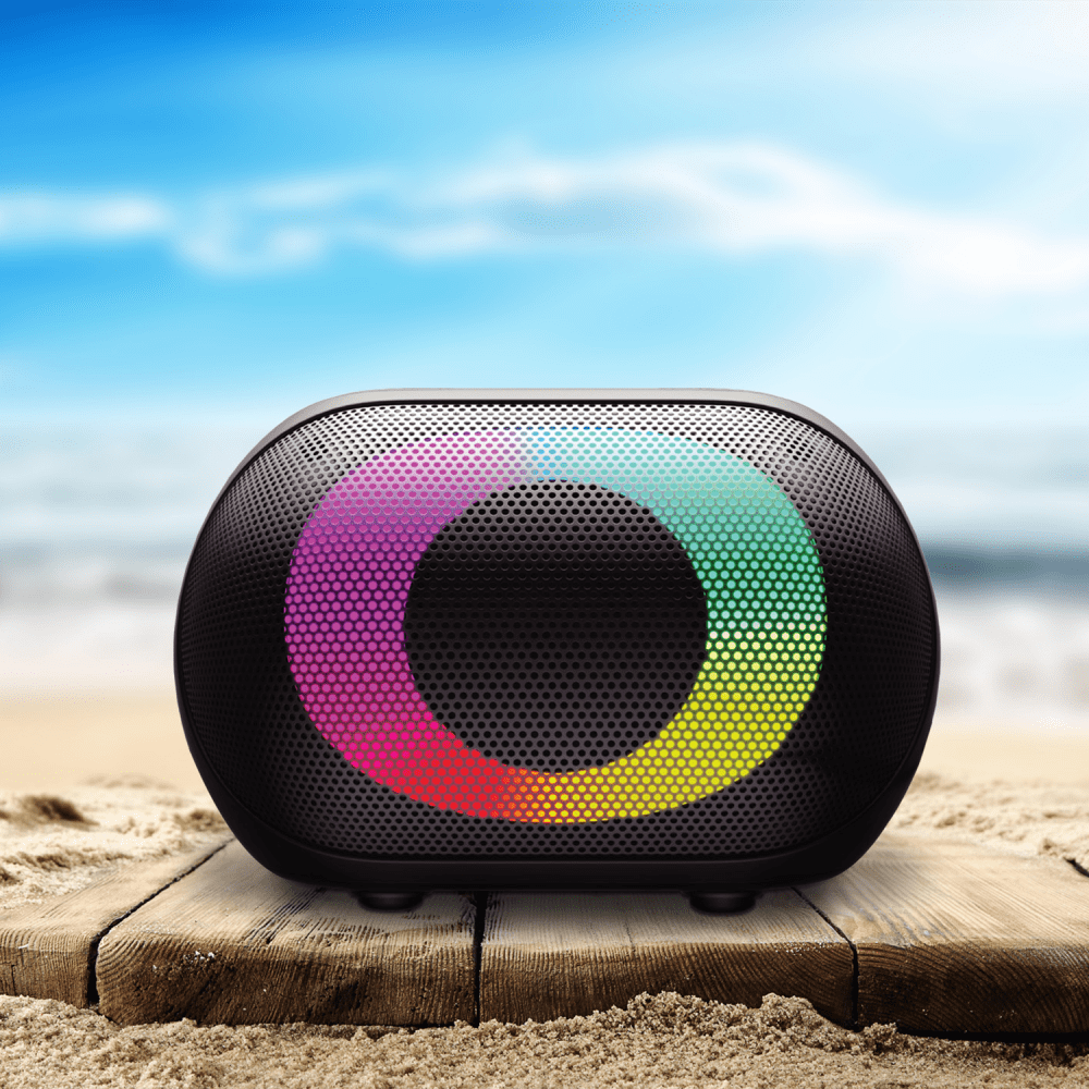 Sway Halo LED IPX5 Splash Resistant Bluetooth Speaker 10W