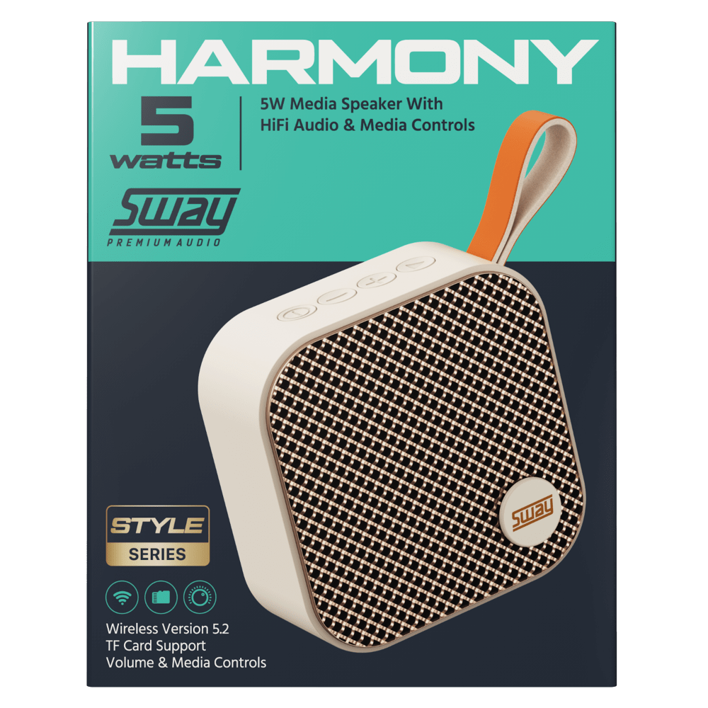 Sway HiFi Audio Styles Series Bluetooth Speaker 5W