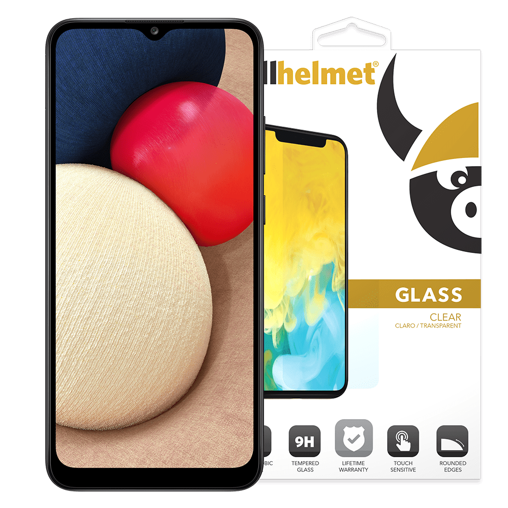 cellhelmet Tempered Glass Screen Protector for Samsung Galaxy A02s Clear