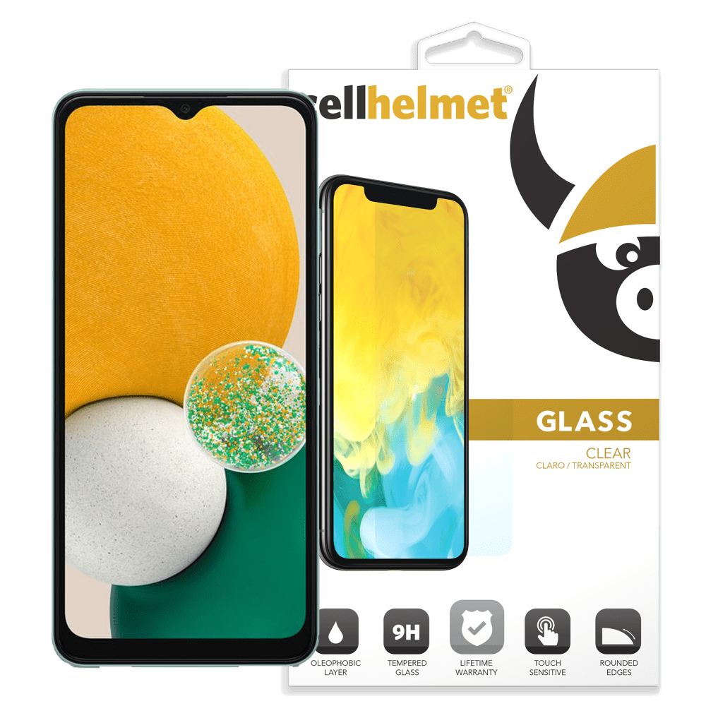 Cellhelmet Tempered Glass Screen Protector for Samsung Galaxy A13 5G / A13 / A23 5G