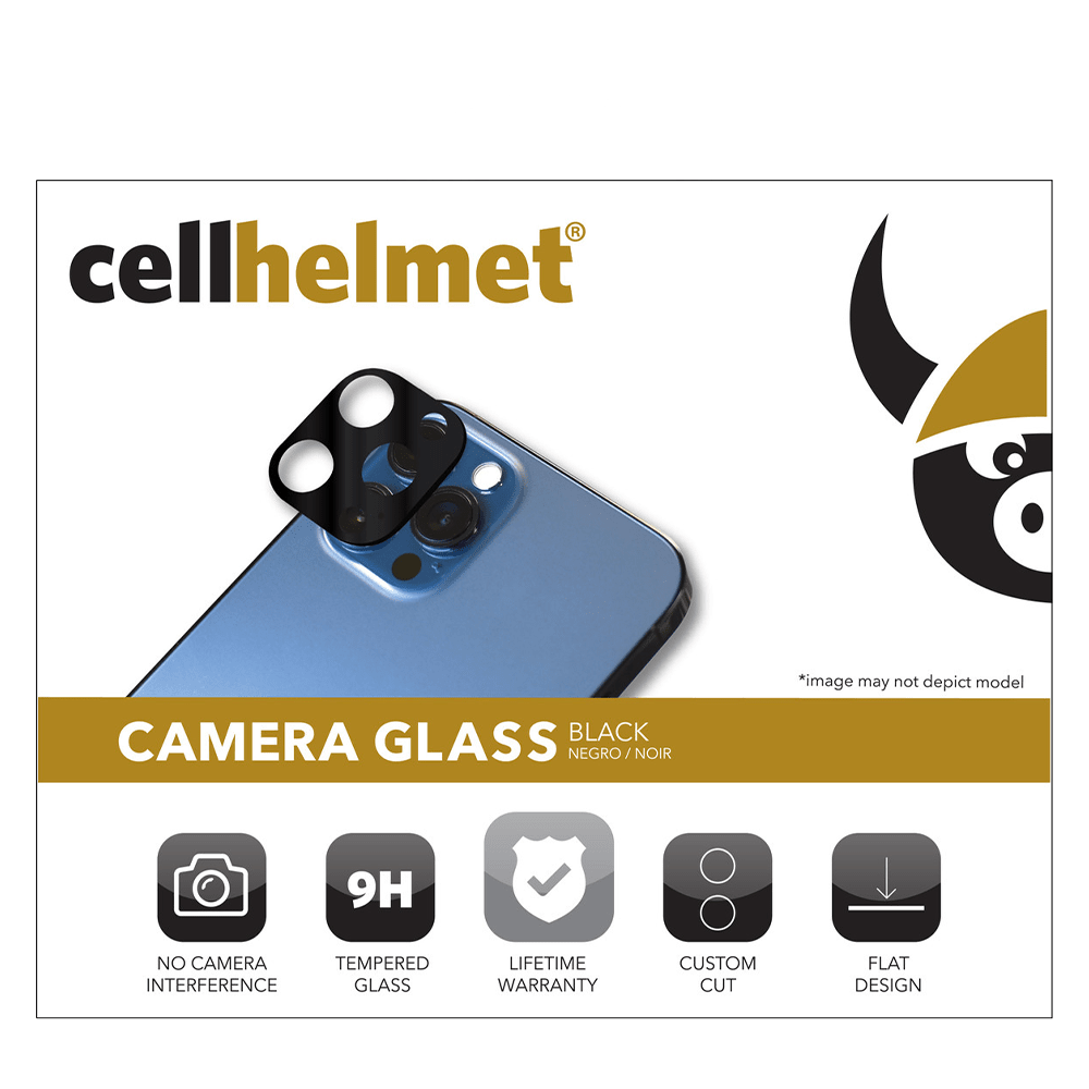 cellhelmet Tempered Glass Camera Protector for Apple iPhone 12 Clear