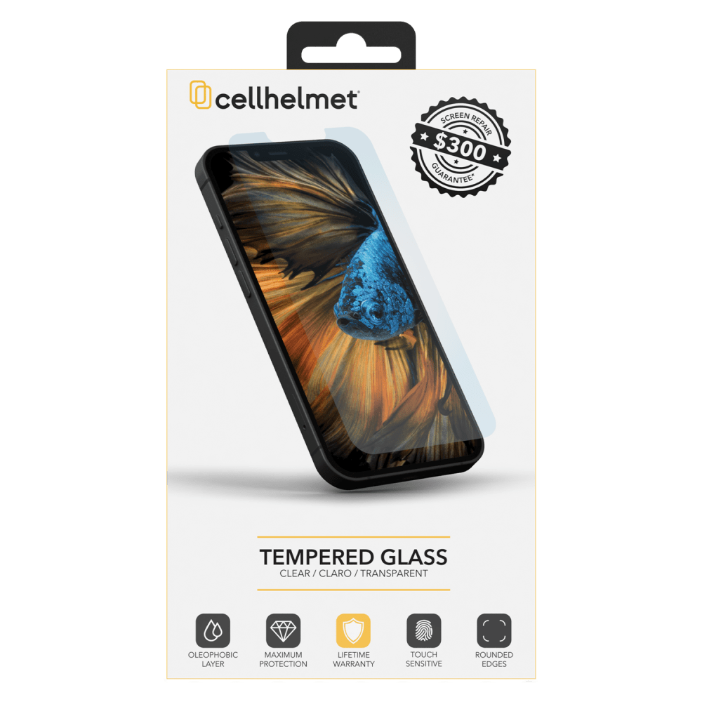 Cellhelmet Tempered Glass $300 Guarantee Screen Protector for Apple iPhone 15 Pro