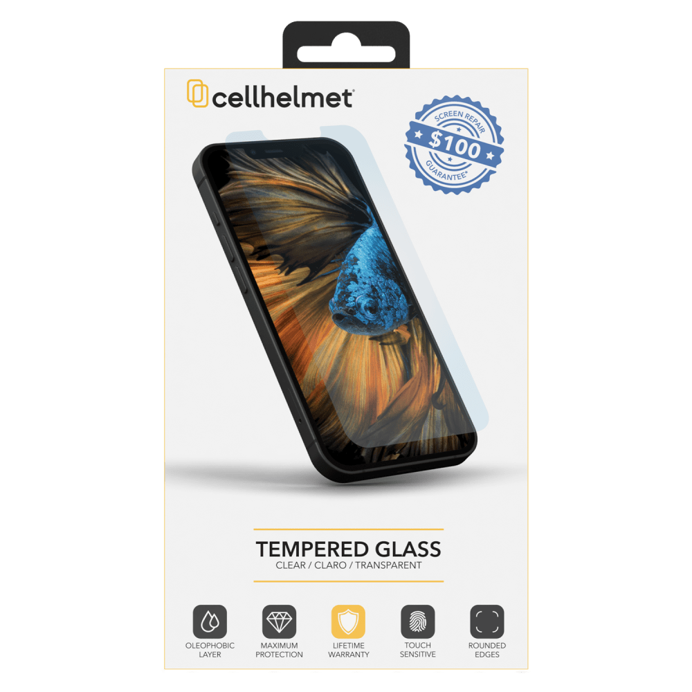 Cellhelmet Tempered Glass $100 Guarantee Screen Protector for Apple iPhone 15 Plus