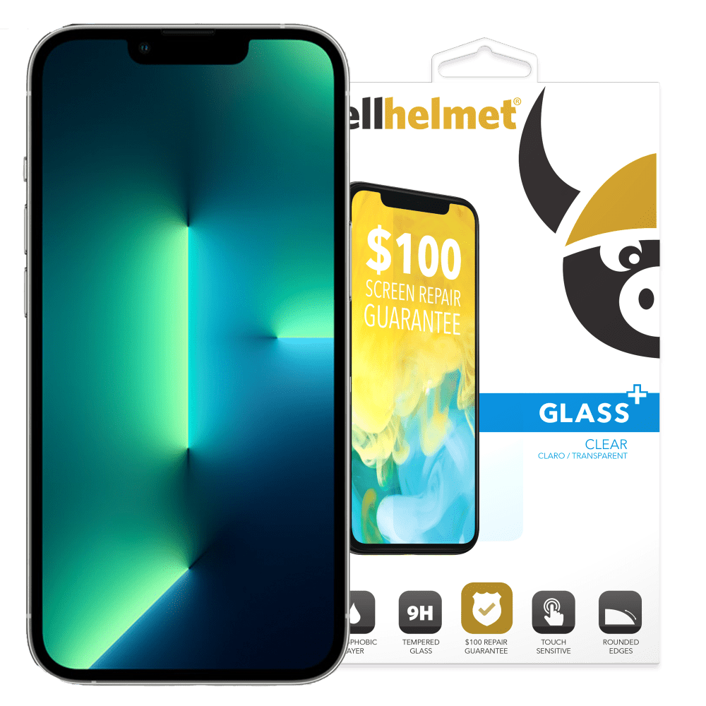 Cellhelmet Tempered Glass Plus $100 Guarantee Screen Protector for Apple iPhone 14 Plus / 13 Pro Max