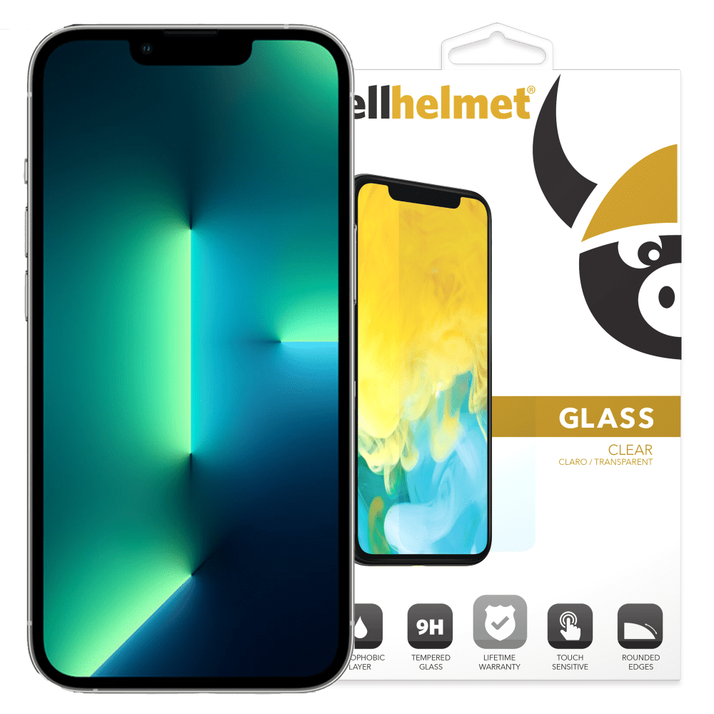 Cellhelmet Tempered Glass Screen Protector for Apple iPhone 14 / 13 / 13 Pro
