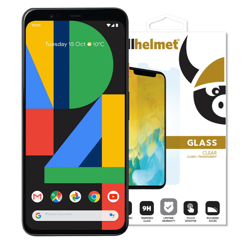 cellhelmet Tempered Glass Screen Protector for Google Pixel 4 Clear
