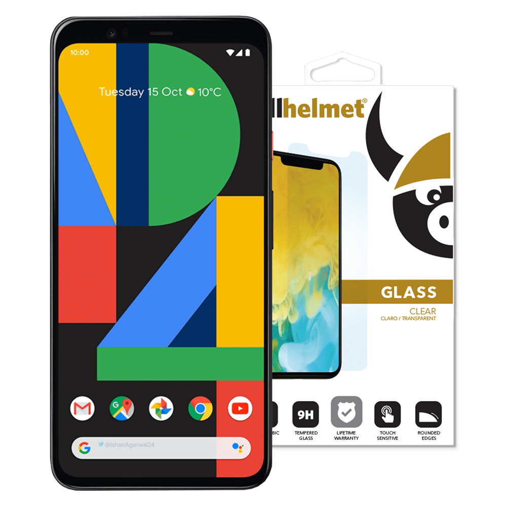 cellhelmet Tempered Glass Screen Protector for Google Pixel 4XL Clear