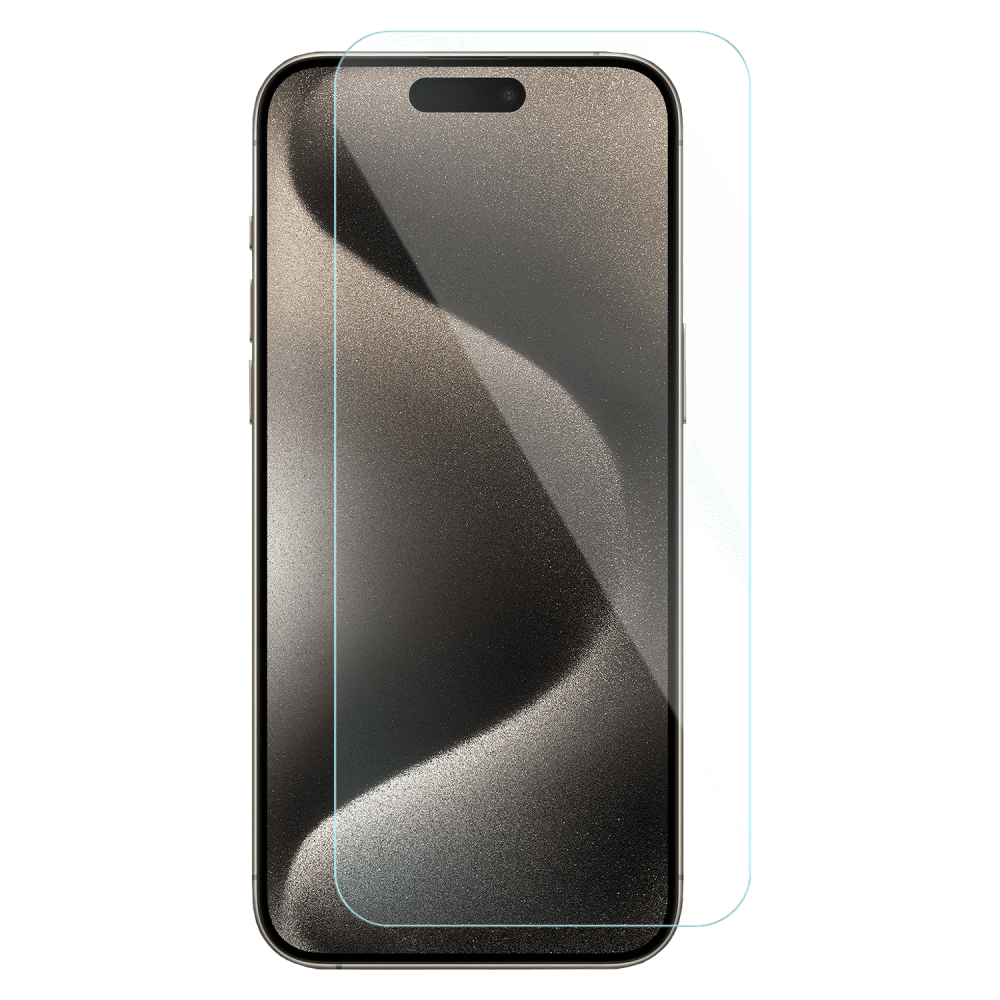 Gadget Guard Glass Screen Protector (No Guide) for Apple iPhone 15 Pro Max Clear