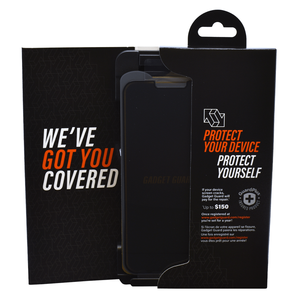 Gadget Guard Plus Privacy Antimicrobial Flex $150 Guarantee Screen Protector for Samsung Galaxy S23 Plus Clear