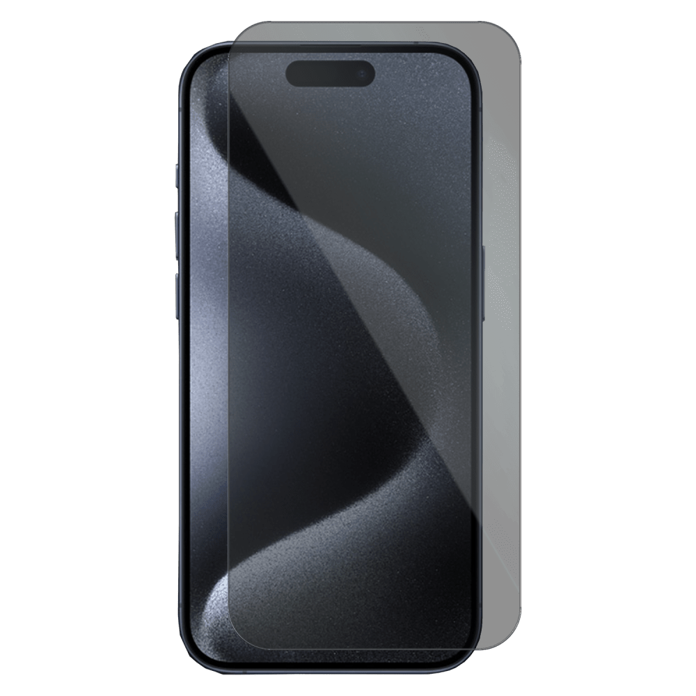 Gadget Guard Plus 4 Way Privacy $150 Guarantee Glass Screen Protector for Apple iPhone 15 Pro