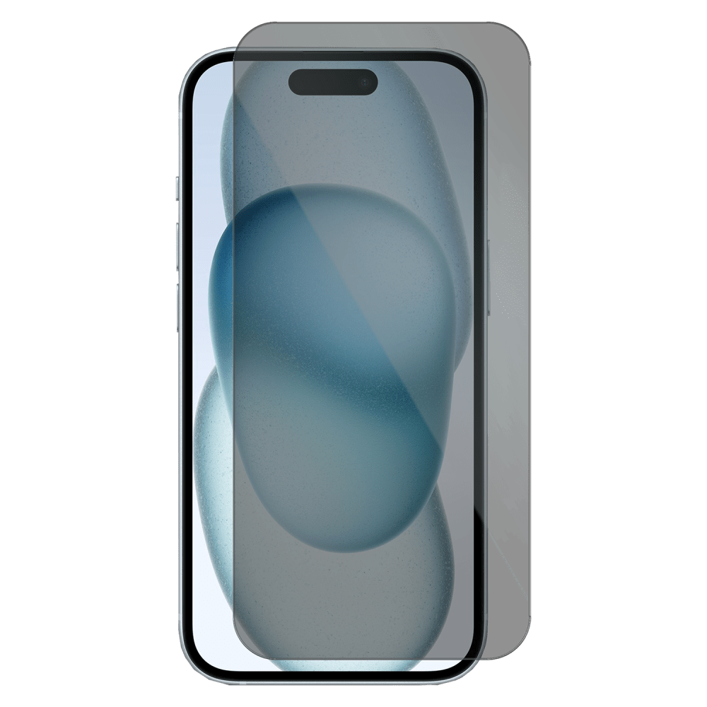 Gadget Guard Plus 4 Way Privacy $150 Guarantee Glass Screen Protector for Apple iPhone 15 Plus