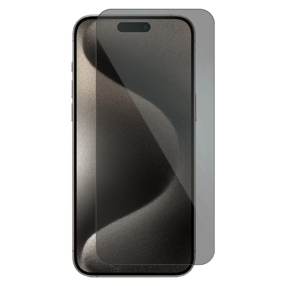 Gadget Guard Plus 4 Way Privacy $150 Guarantee Glass Screen Protector for Apple iPhone 15 Pro Max