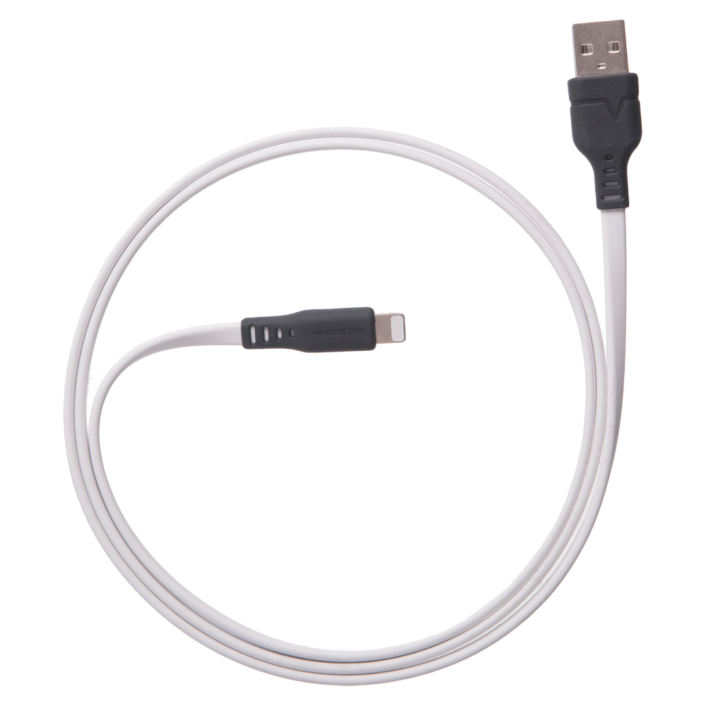 Ventev 12W USB A Wall Charger and USB A to Apple Lightning Cable