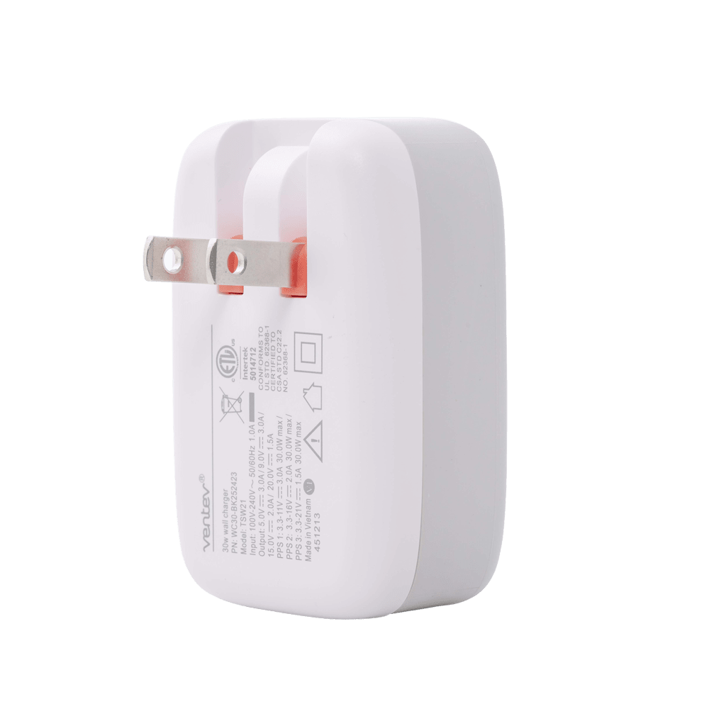 Ventev 20W PD USB C Wall Charger and USB C to USB C Cable 3.3ft