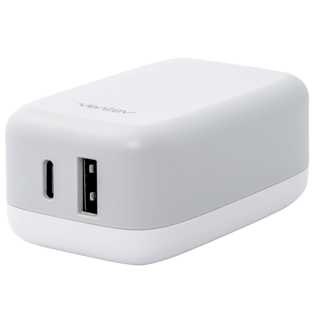Ventev 27W Dual USB C and USB A Wall Charger