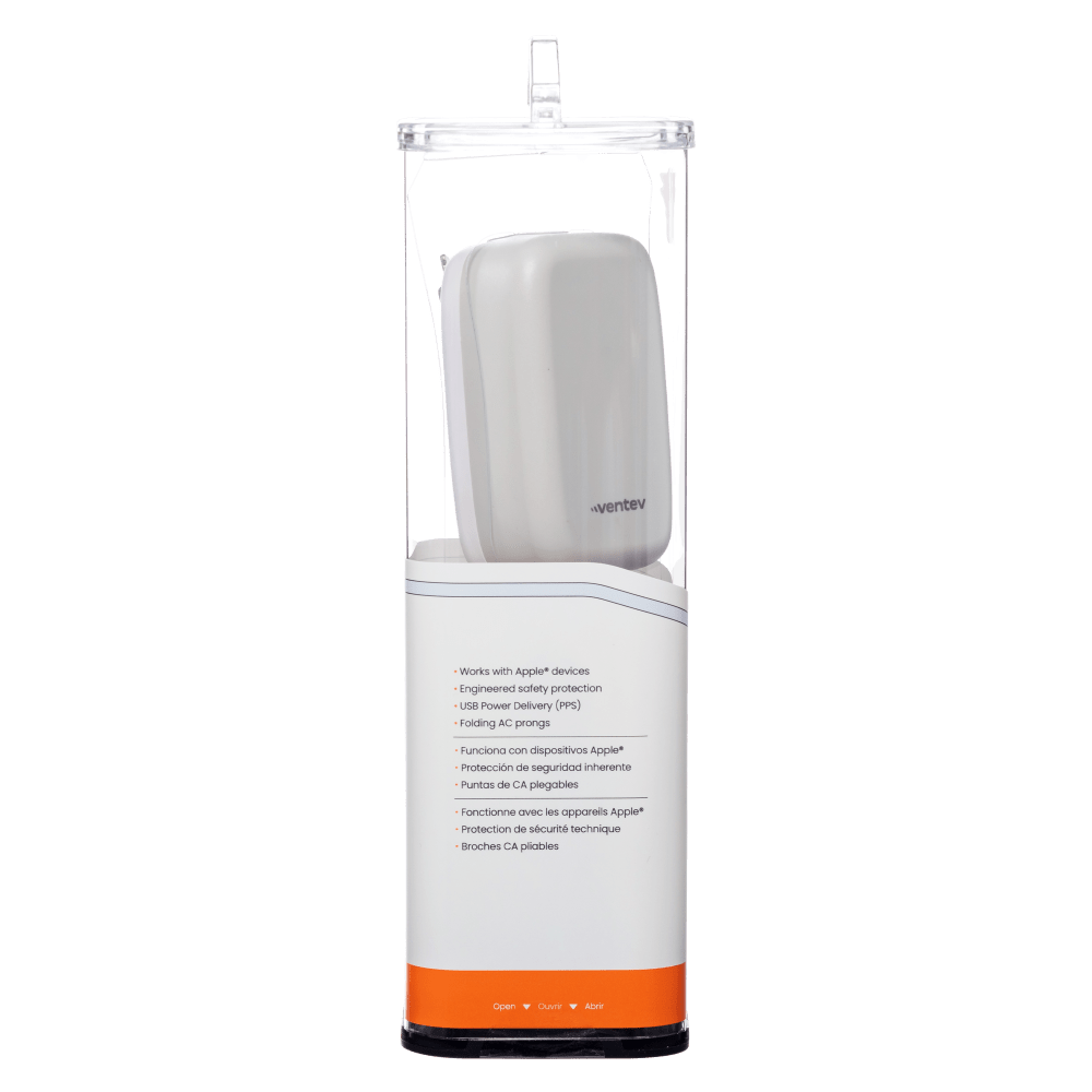 Ventev 30W Wall Charger and USB C to Apple Lightning Cable
