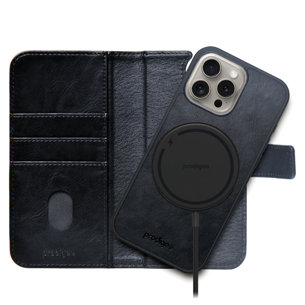 prodigee Folio MagSafe Wallet Case for Apple iPhone 16 Pro Max