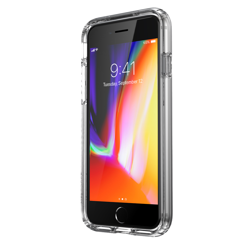 Speck Presidio Perfect Clear Case for Apple iPhone SE 2022 / SE 2020 / 8 / 7 / 6s / 6 Clear