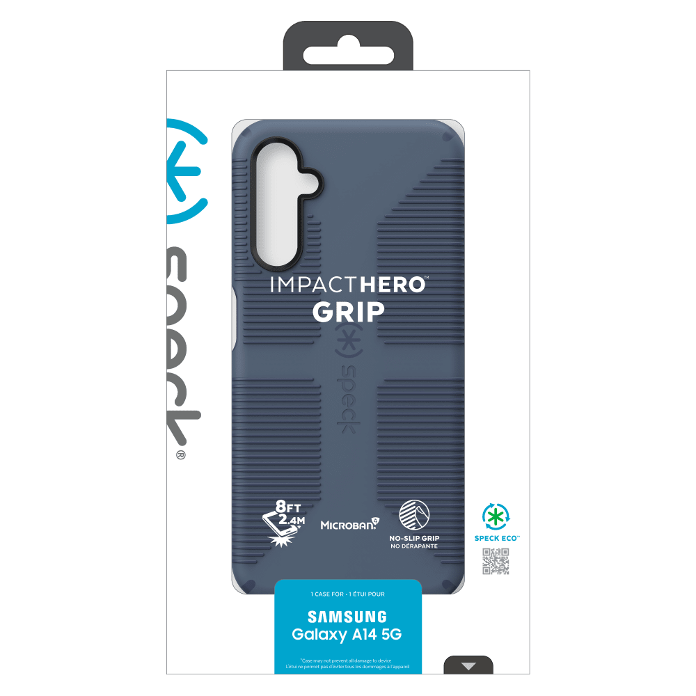 Speck Presidio Impact Hero Case for Samsung Galaxy A14 5G Thunder Blue and Black
