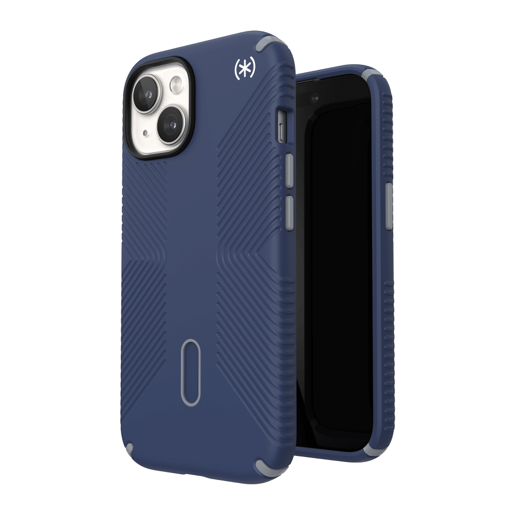 Speck Presidio2 Grip MagSafe Case for Apple iPhone 15 / iPhone 14 / iPhone 13 Coastal Blue