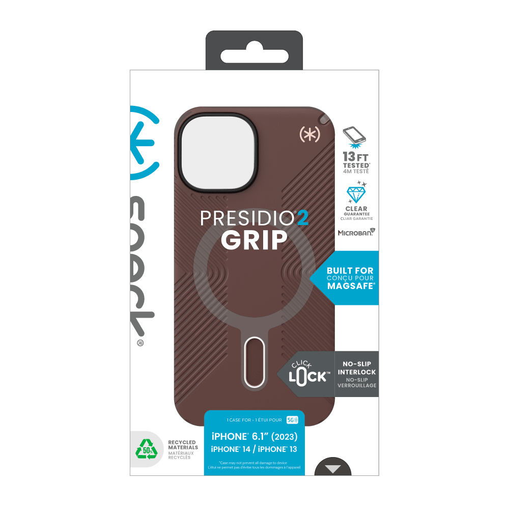 Speck Presidio2 Grip MagSafe Case for Apple iPhone 15 / iPhone 14 / iPhone 13 New Planet