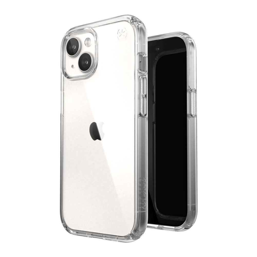 Speck Presidio Perfect Clear Case for Apple iPhone 15 / iPhone 14 / iPhone 13 Clear