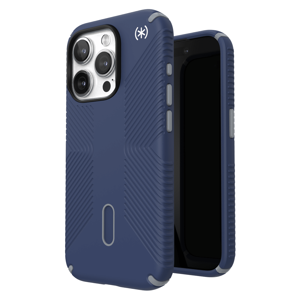 Speck Presidio2 Grip MagSafe Case for Apple iPhone 15 Pro Coastal Blue