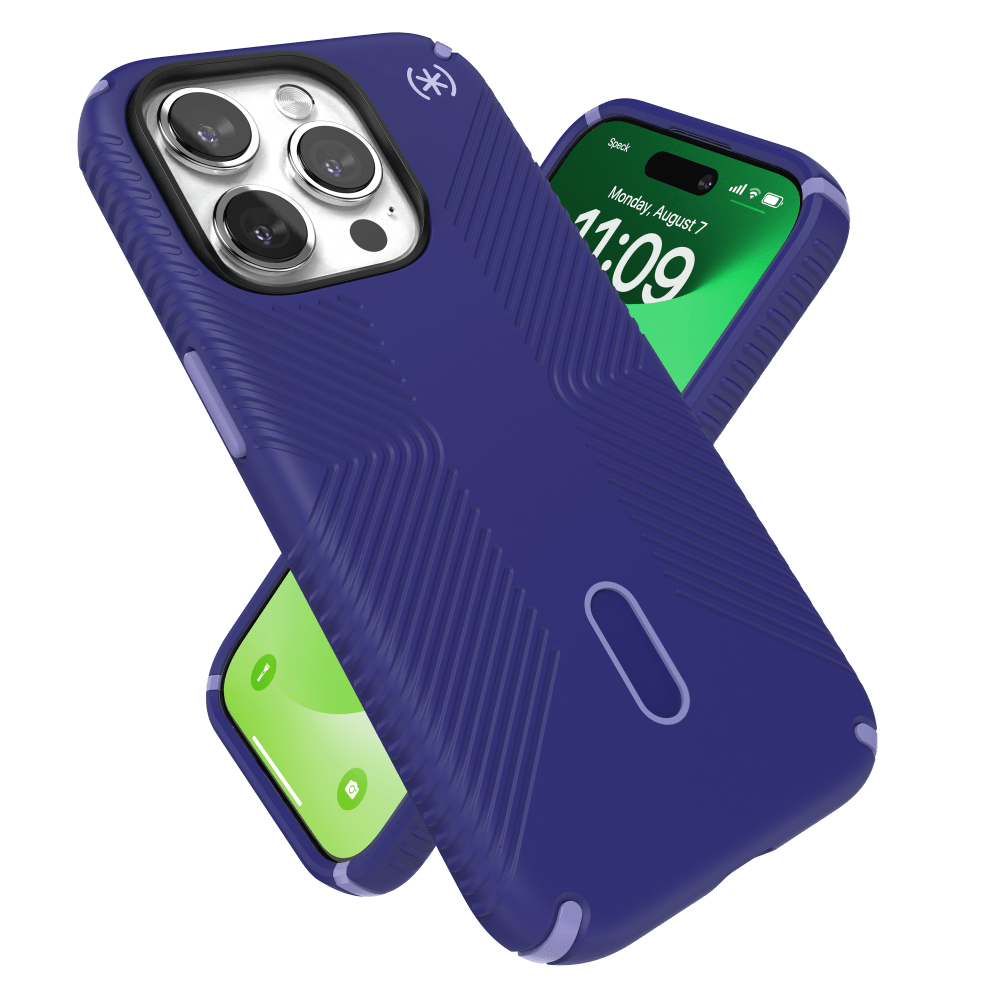 Speck Presidio2 Grip MagSafe Case for Apple iPhone 15 Pro Future Blue