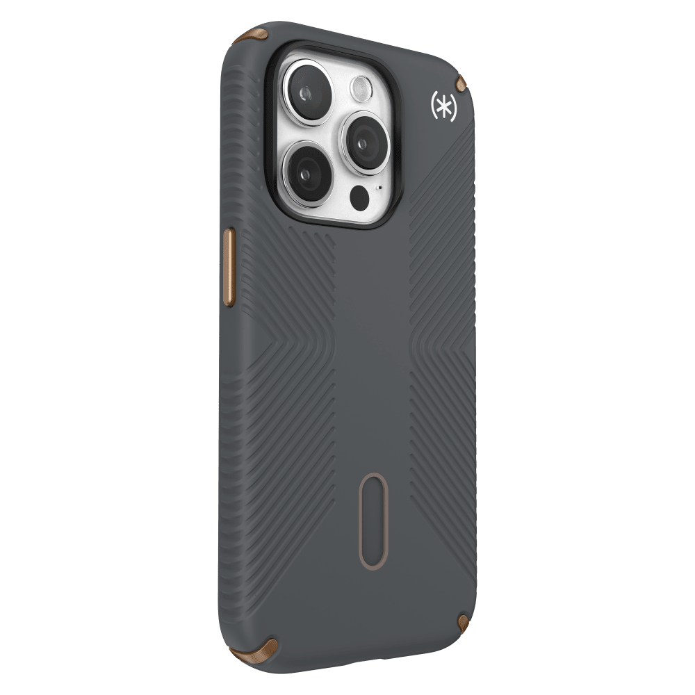 Speck Presidio2 Grip MagSafe Case for Apple iPhone 15 Pro Charcoal Grey