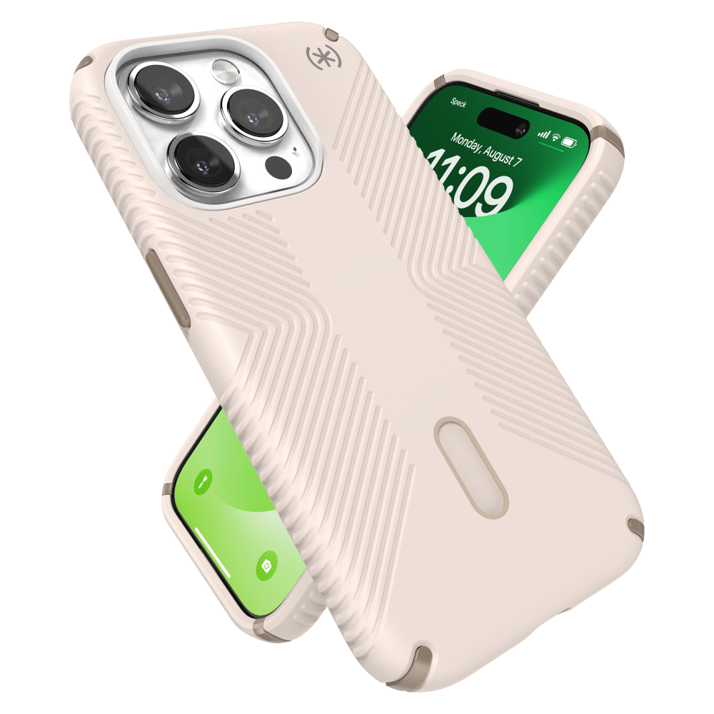 Speck Presidio2 Grip MagSafe Case for Apple iPhone 15 Pro Bleached Bone