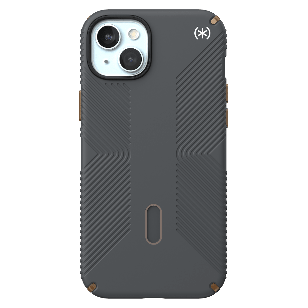 Speck Presidio2 Grip MagSafe Case for Apple iPhone 15 Plus / iPhone 14 Plus Charcoal Grey