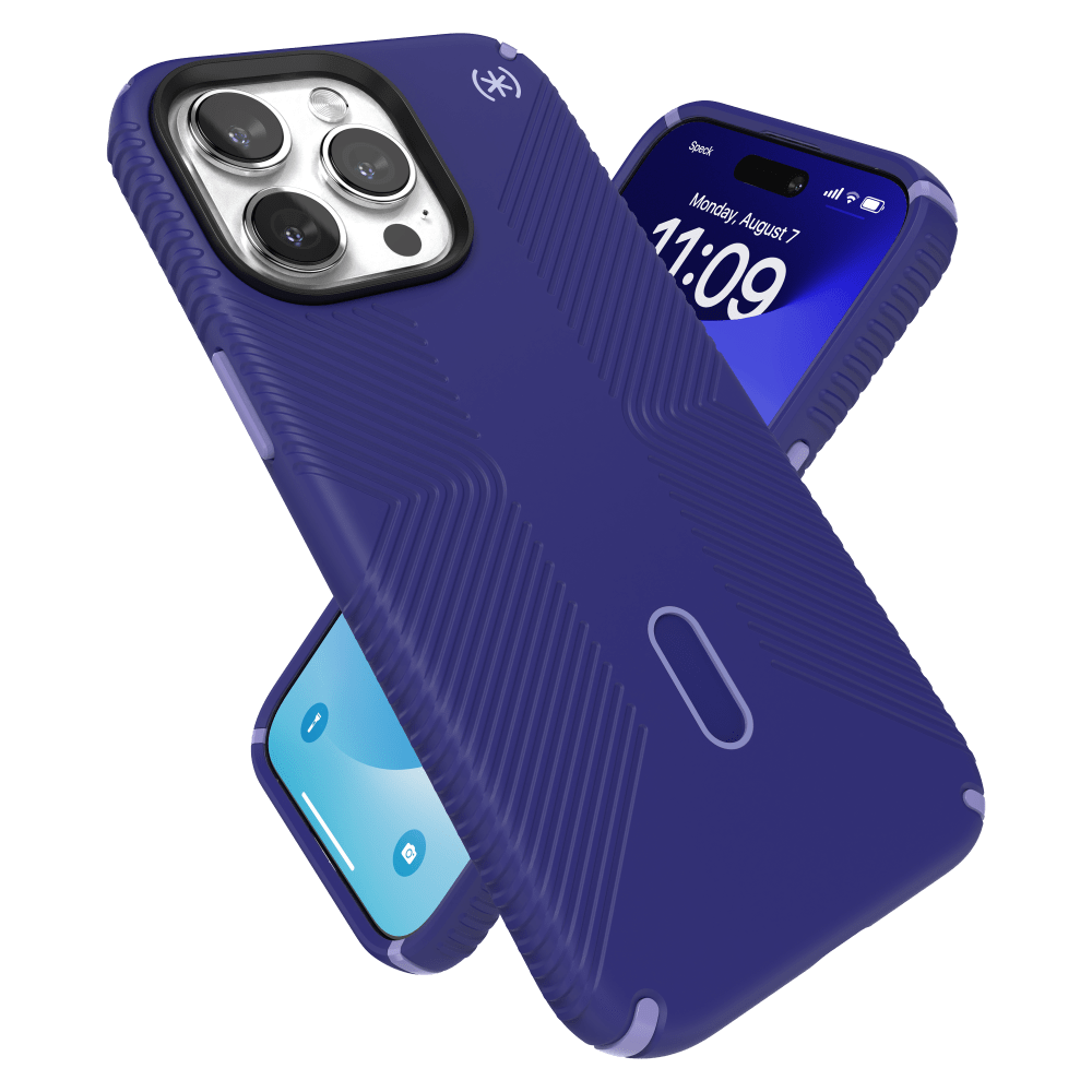 Speck Presidio2 Grip MagSafe Case for Apple iPhone 15 Pro Max Future Blue