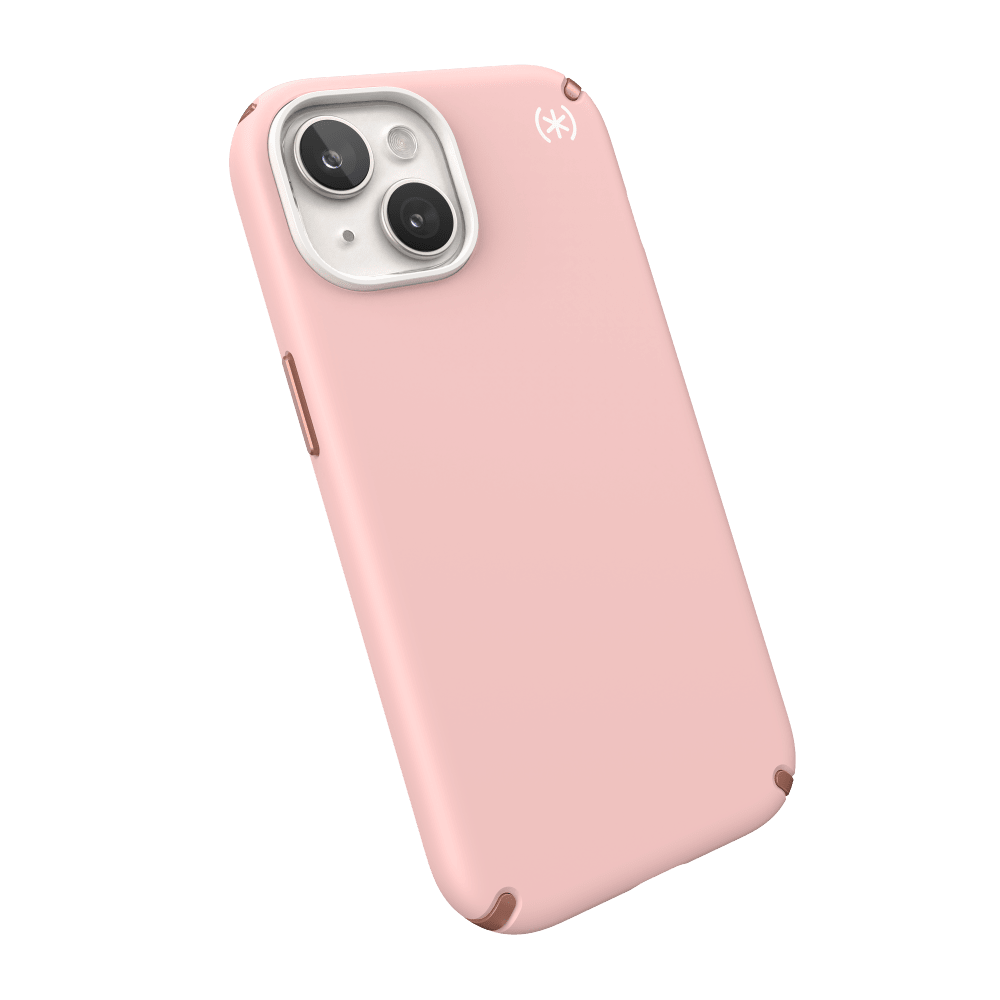 Speck Presidio2 Pro Case for Apple iPhone 15 / iPhone 14 / iPhone 13 Dahlia Pink