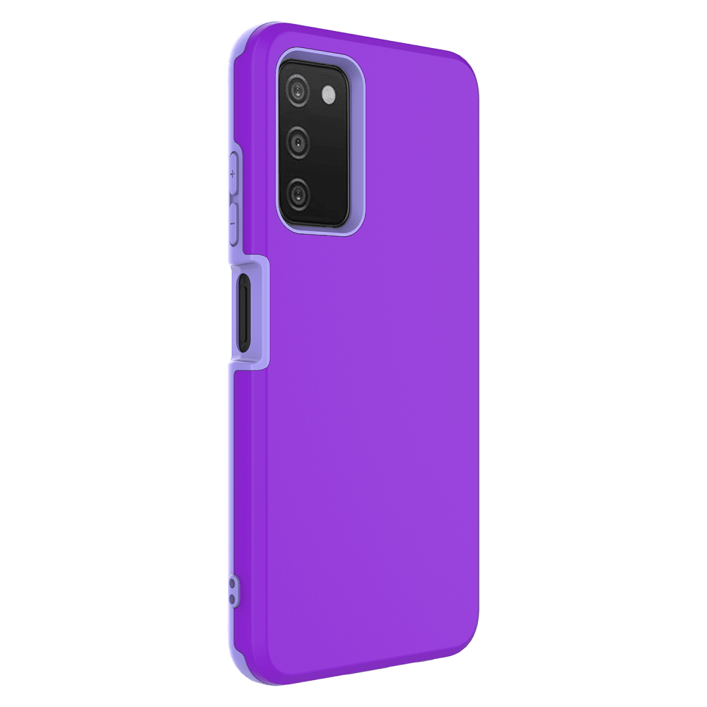 AMPD Classic Slim Dual Layer Case for Samsung Galaxy A03s Purple