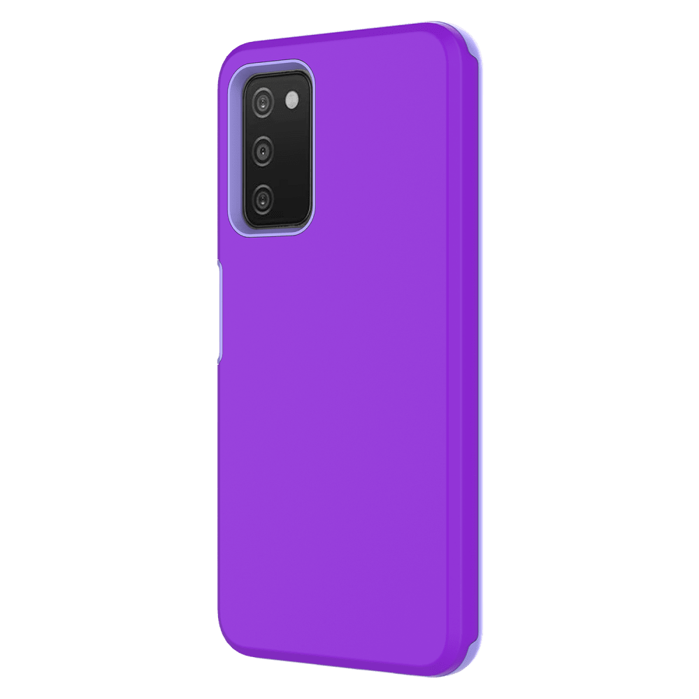 AMPD Classic Slim Dual Layer Case for Samsung Galaxy A03s Purple