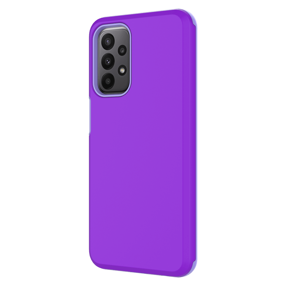 AMPD Classic Slim Dual Layer Case for Samsung Galaxy A23 / A23 5G Purple