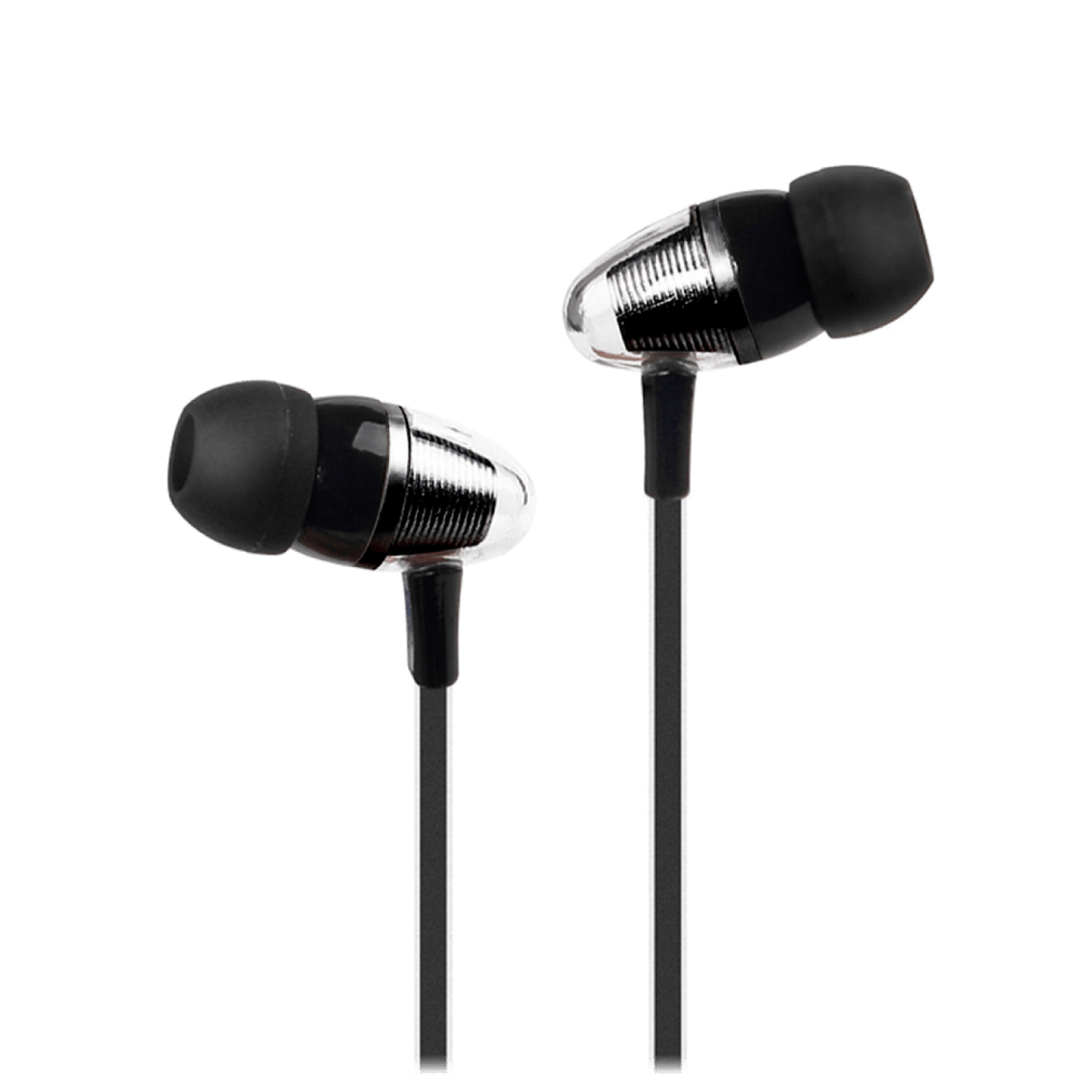 AMPD Element 3.5mm In Ear Wired Headphones Black