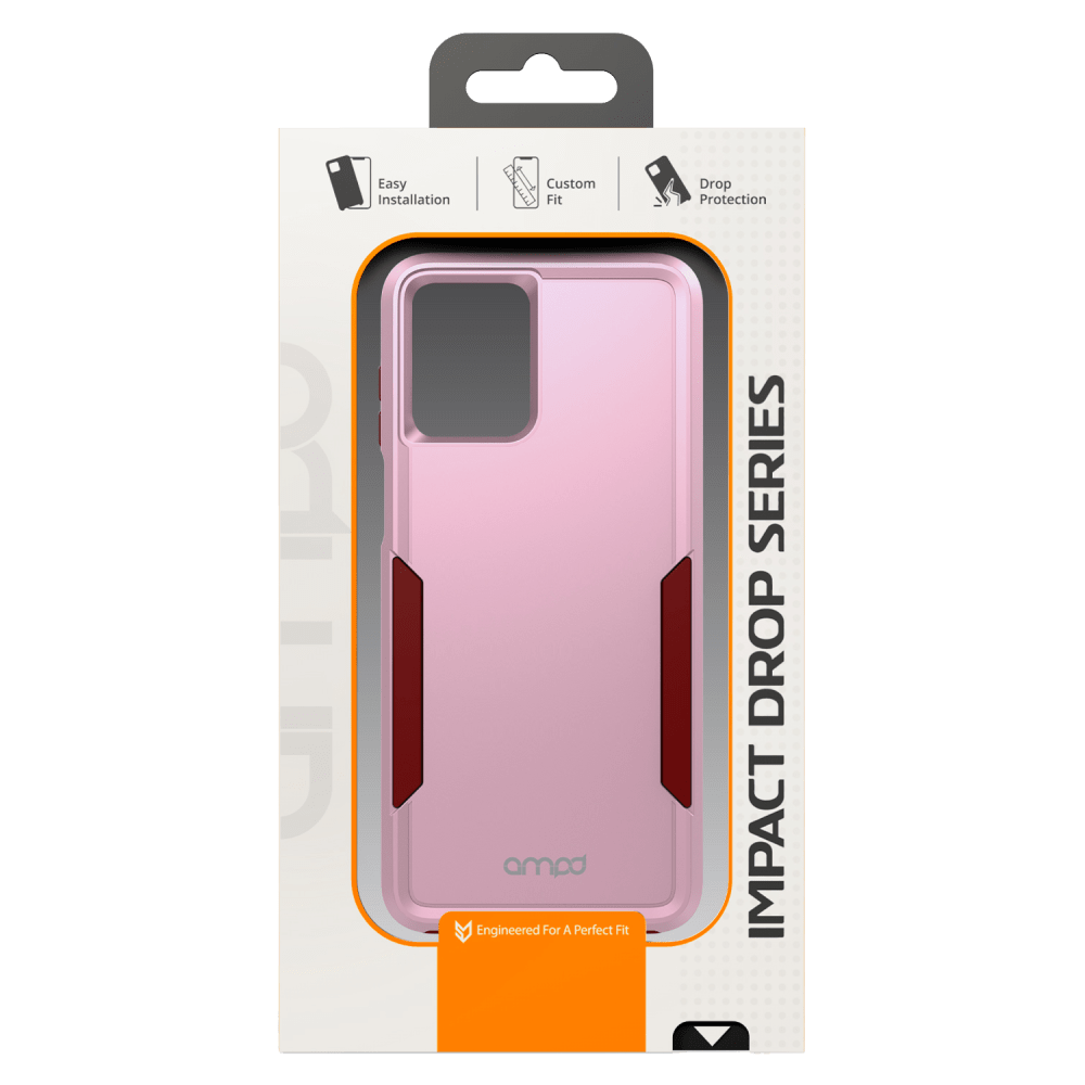 AMPD Military Drop Case for Motorola Moto G 5G (2023) Pink
