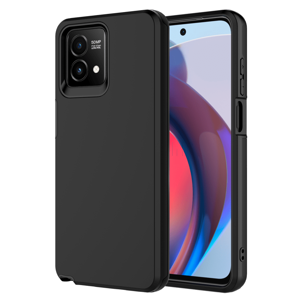 AMPD Classic Slim Dual Layer Case for Motorola Moto G Stylus 5G (2023) / Moto G Stylus (2023) Black