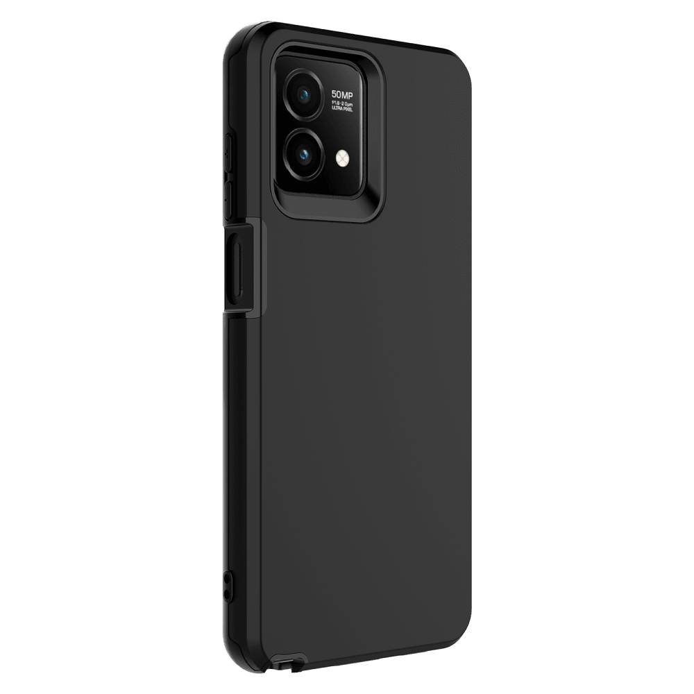 AMPD Classic Slim Dual Layer Case for Motorola Moto G Stylus 5G (2023) / Moto G Stylus (2023) Black