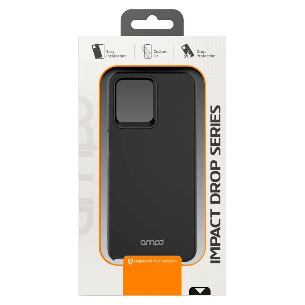 AMPD Classic Slim Dual Layer Case for Motorola Moto G Stylus 5G (2023) / Moto G Stylus (2023) Black