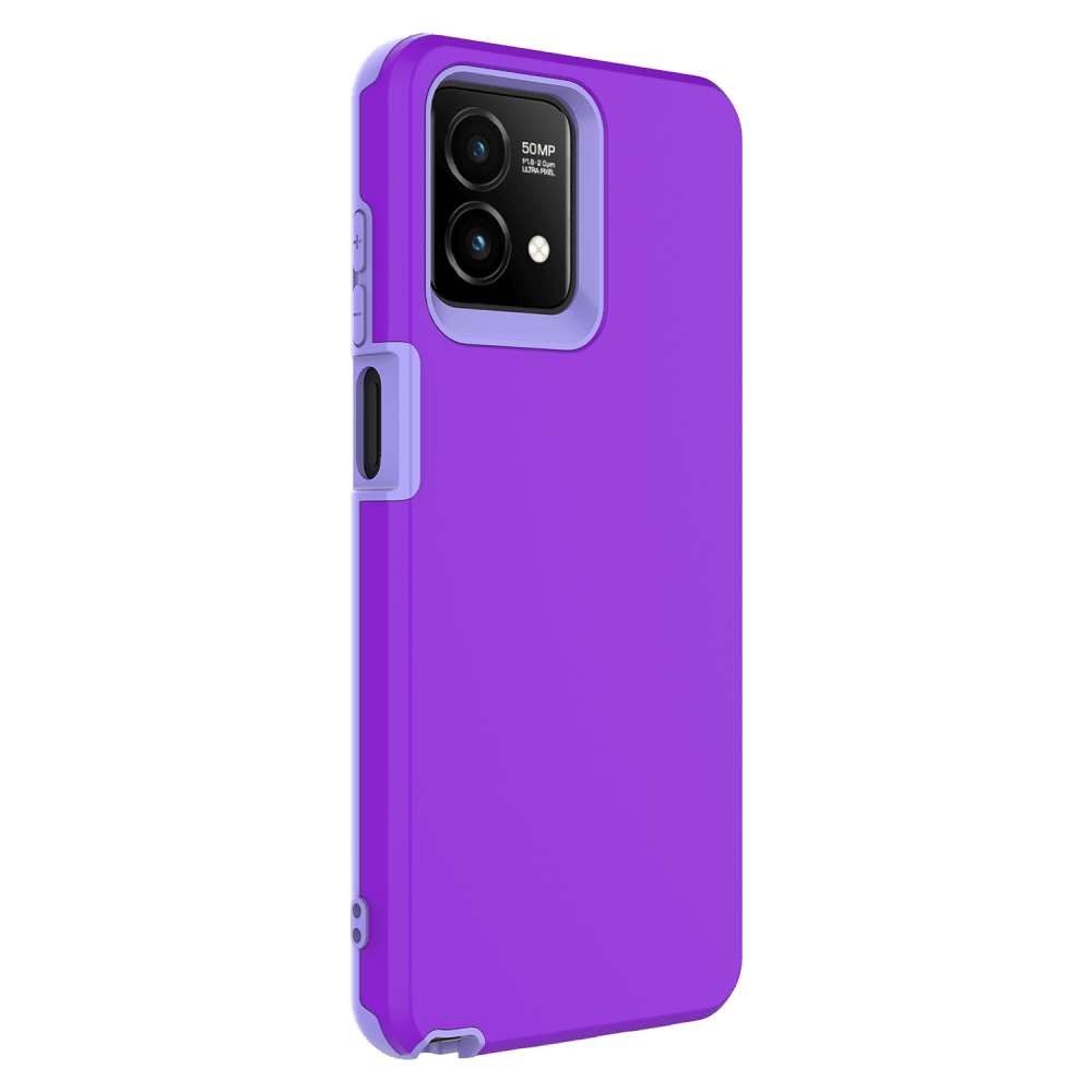 AMPD Classic Slim Dual Layer Case for Motorola Moto G Stylus 5G (2023) / Moto G Stylus (2023) Purple