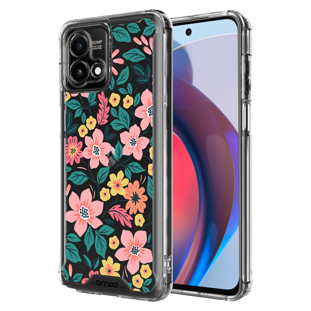 AMPD TPU / Acrylic HD Print Case for Motorola Moto G Stylus 5G (2023) / Moto G Stylus (2023) Wildflower