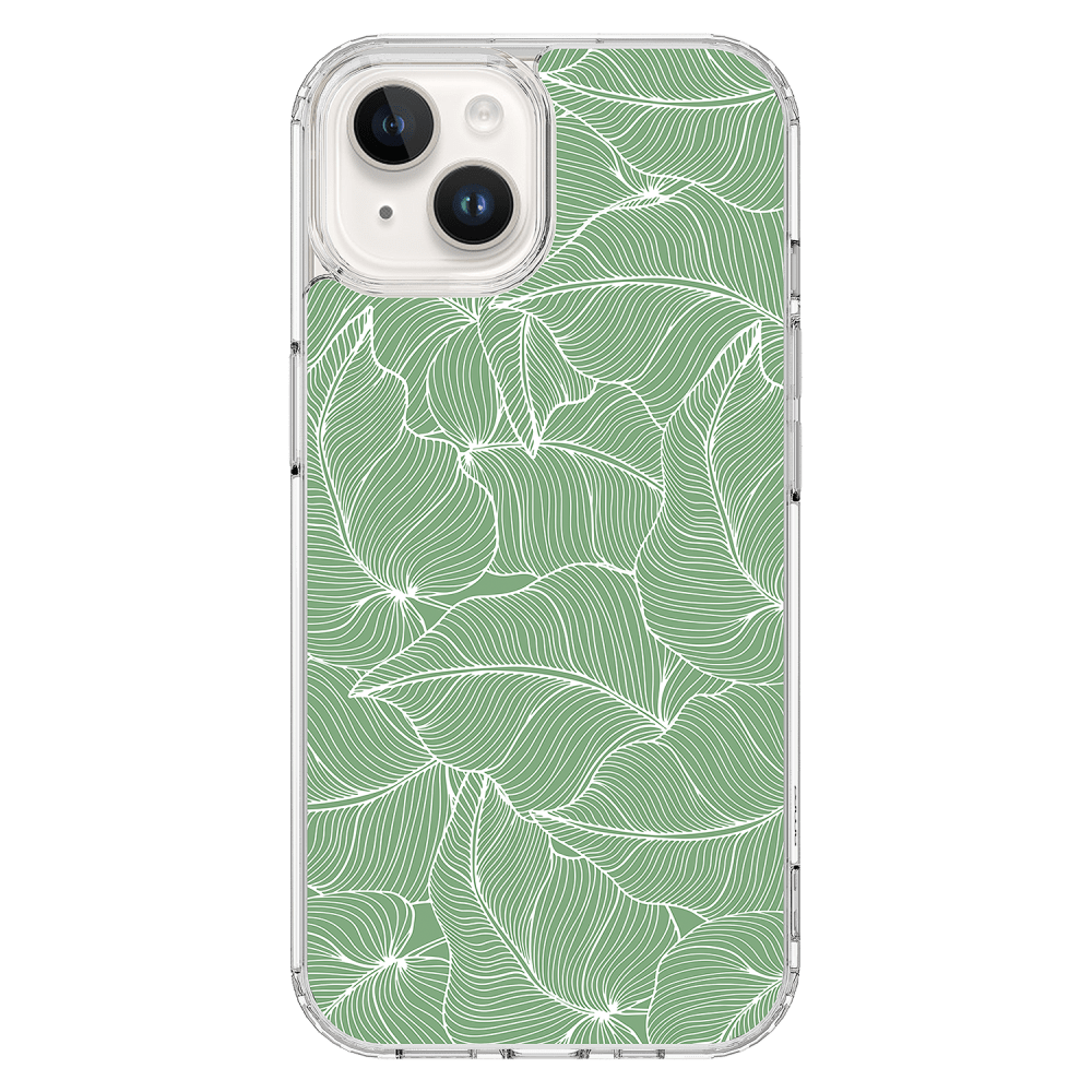 AMPD TPU / Acrylic HD Print MagSafe Case for Apple iPhone 15 Palm