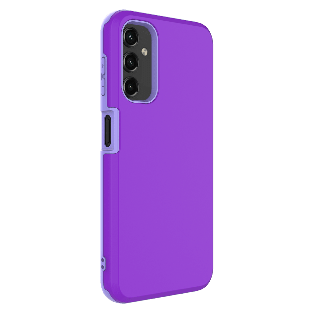 AMPD Classic Slim Dual Layer Case for Samsung Galaxy A14 / A14 5G Purple