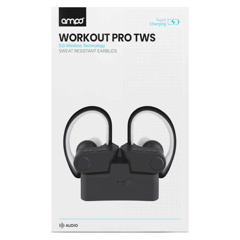 AMPD Active 5.0 Sport-Fit True Wireless Bluetooth In Ear Headphones Mint