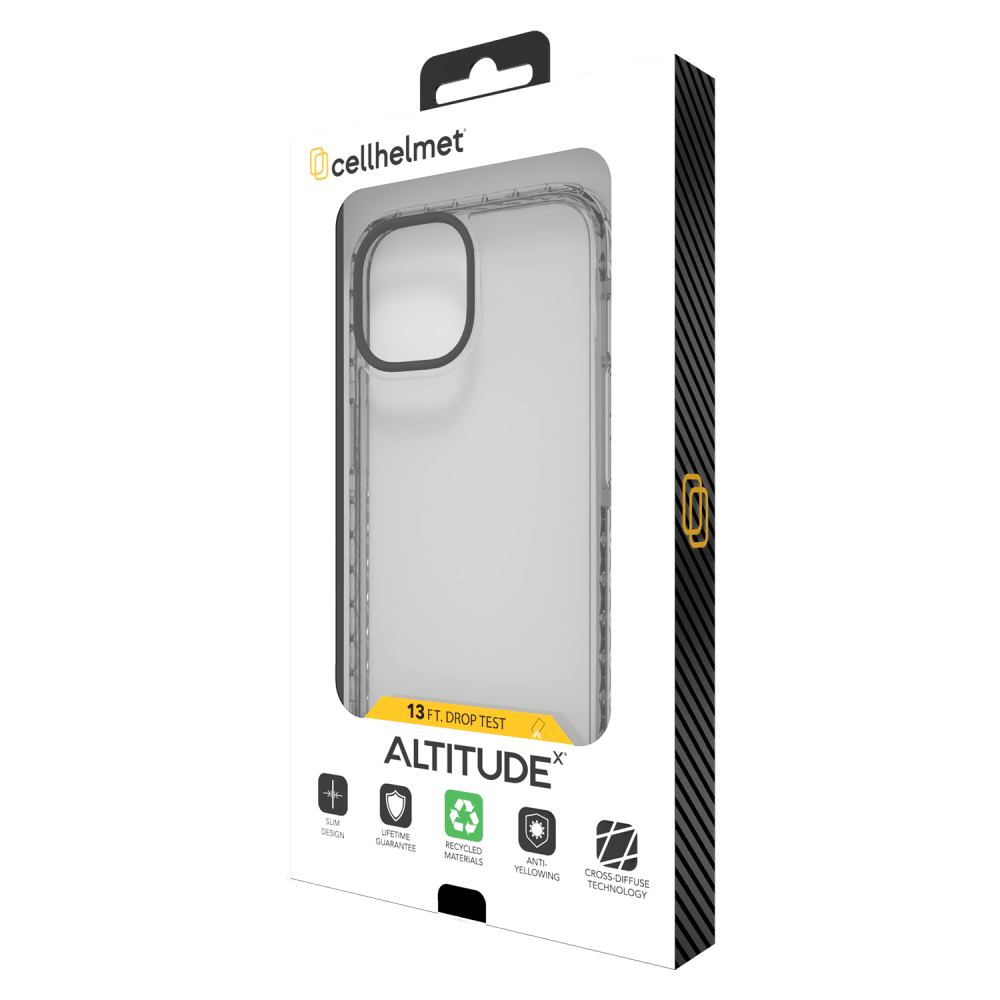 cellhelmet Altitude X Case for Apple iPhone 15 Pro Max Crystal Clear
