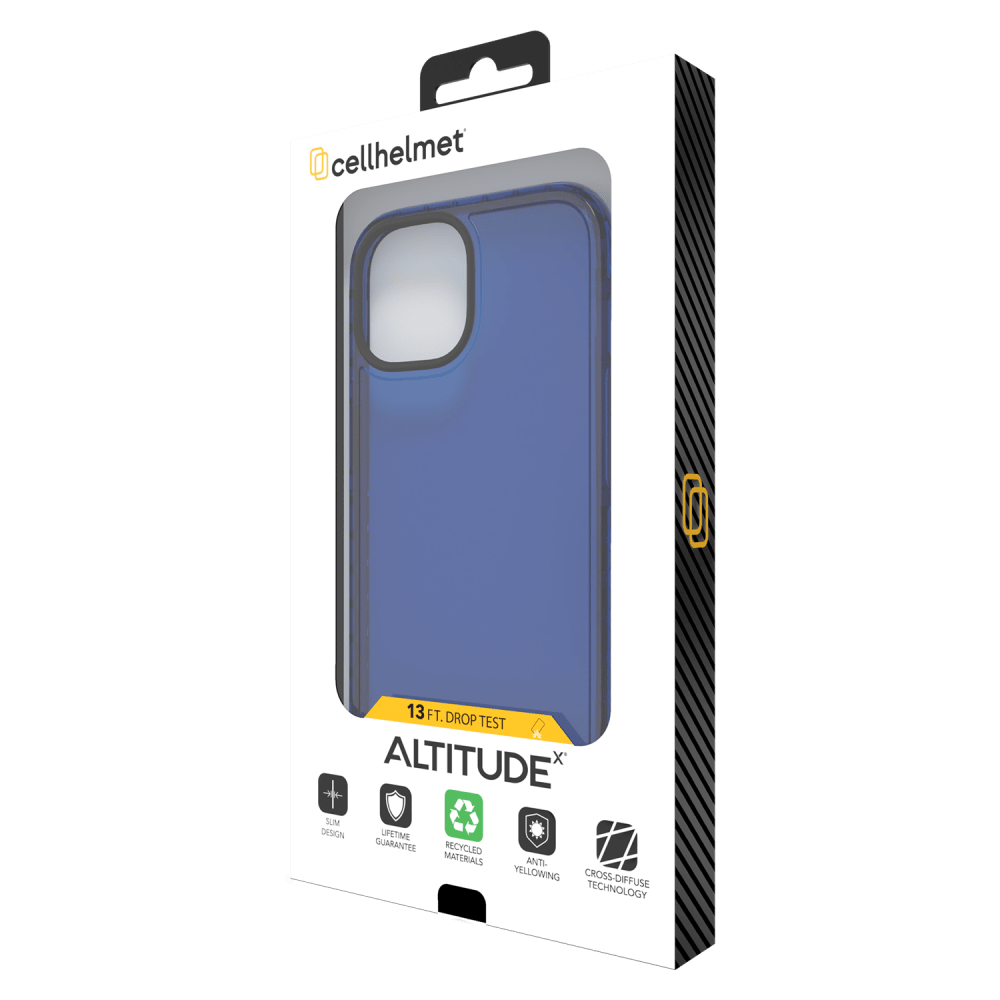 cellhelmet Altitude X Case for Apple iPhone 15 Pro Max Bermuda Blue