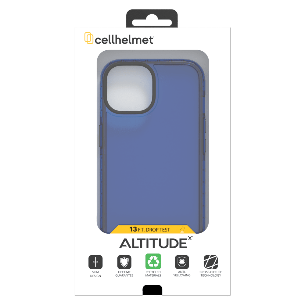 cellhelmet Altitude X Case for Apple iPhone 15 Pro Bermuda Blue